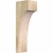 Ekena Millwork Huntington Rough Sawn Corbel, Douglas Fir, 6"W x 8"D x 24"H COR06X08X24HUN00RDF - alternate 1